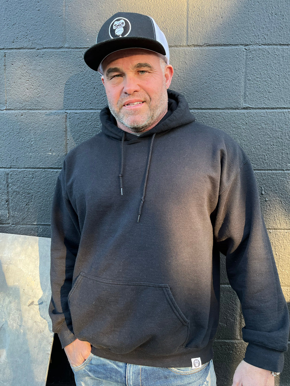 Gorilla Hoodie - Black