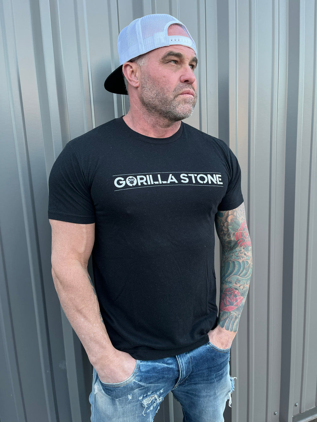 Gorilla Stone SS Tee – Black