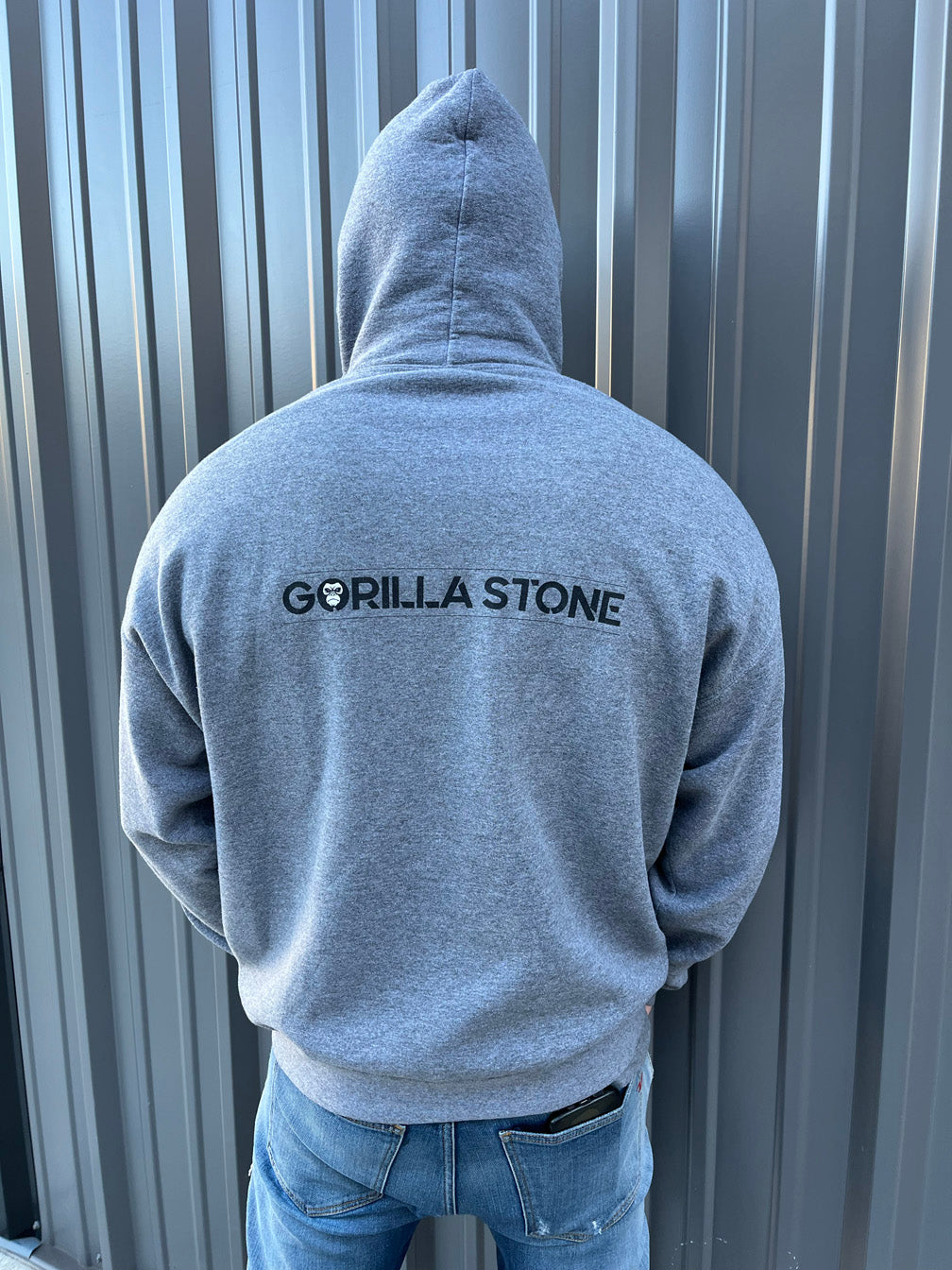 Gorilla Logo Hoodie - Grey