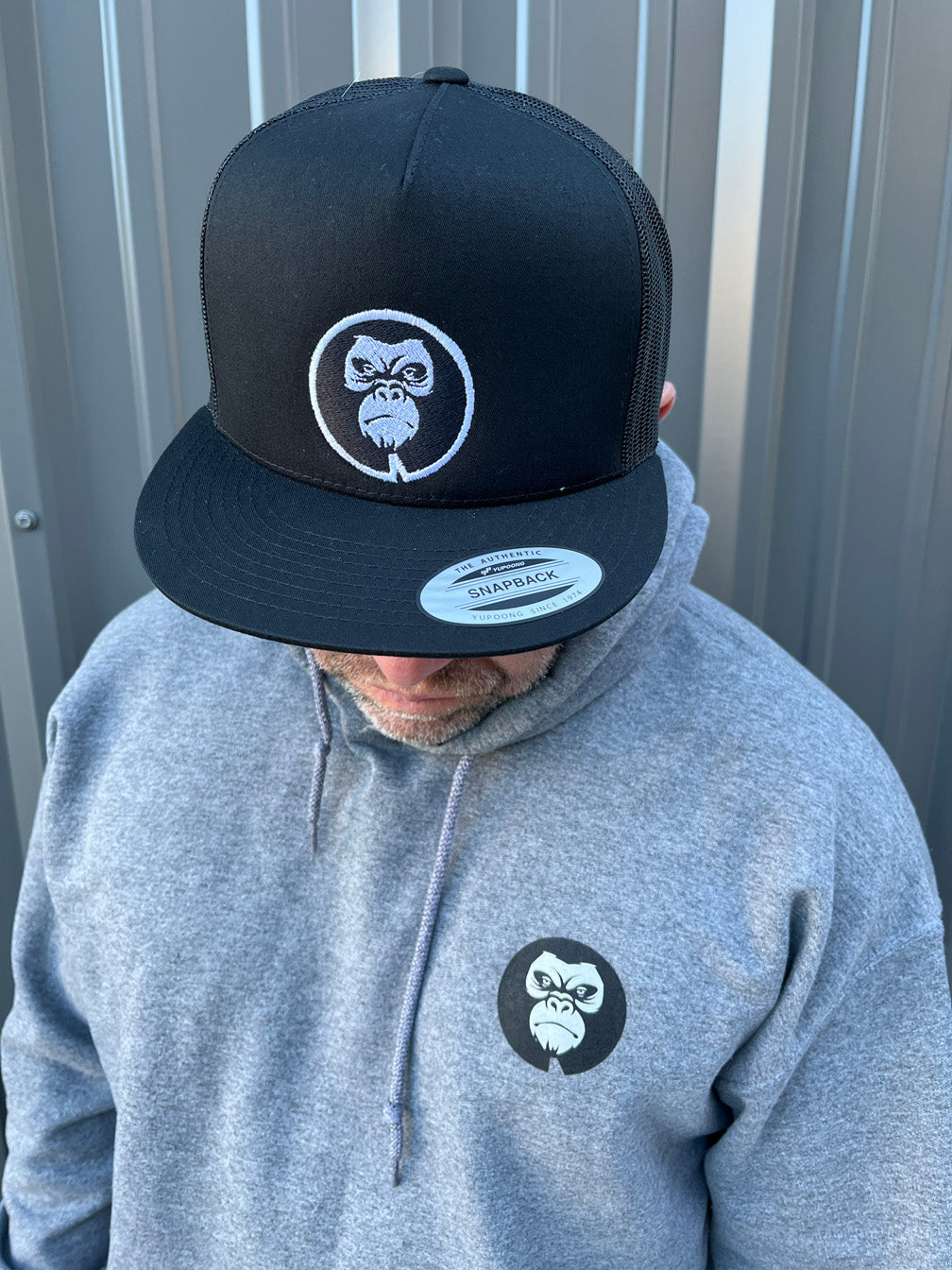 Gorilla Trucker Hat - Black