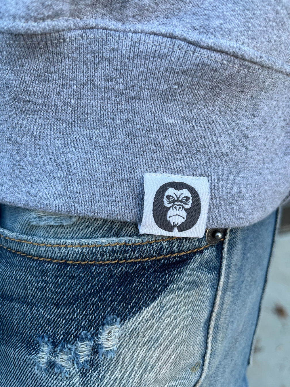 Gorilla Crewneck - Grey