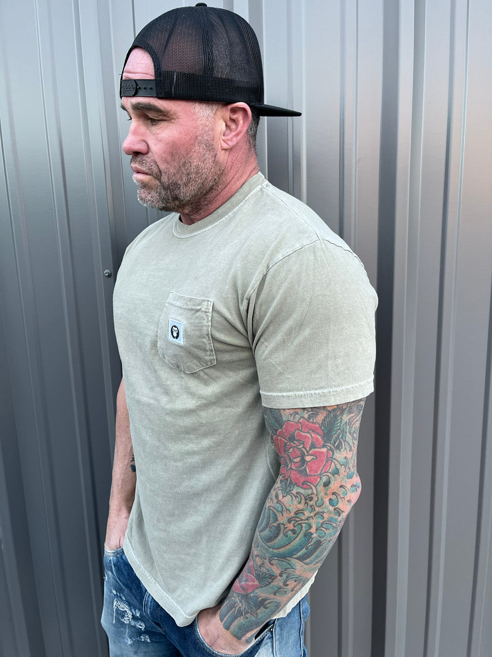 Gorilla SS Pocket Tee - Olive