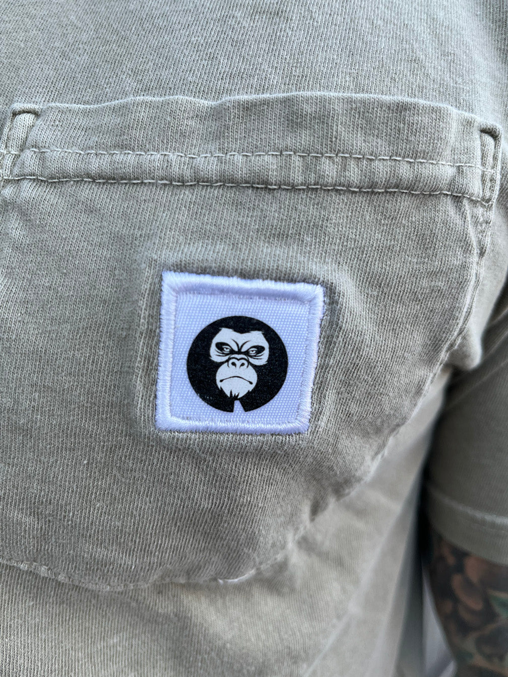 Gorilla SS Pocket Tee - Olive